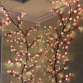 Cherry Blossom Tree Branch Shaped LED Light Branch, 1 Count USB Powered 96 Bright LED String Light, Decorative Light for Home Party Wedding Festival, Ambient Lighting, Wall Lights