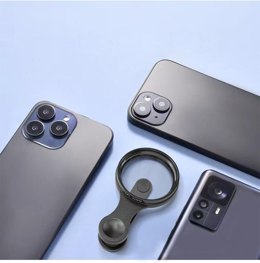 52mm Clip-on Phone Camera Lens Filter, CPL Filter