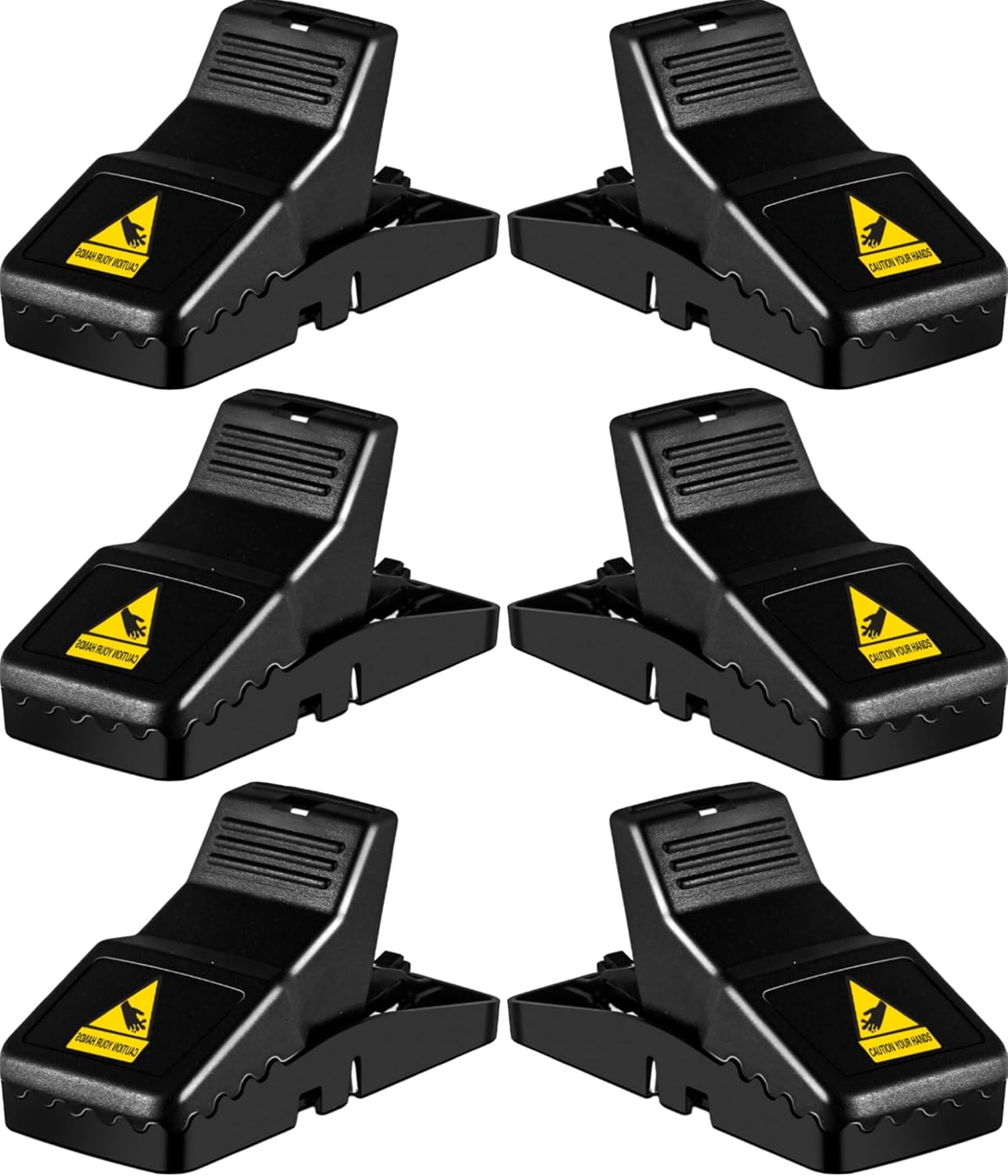 Mouse Traps, Mice Traps for House, Small Mice Trap Indoor Quick Effective Sanitary Safe Mousetrap Catcher for Family and Pet - 6 Pack, (M01-6Pack)