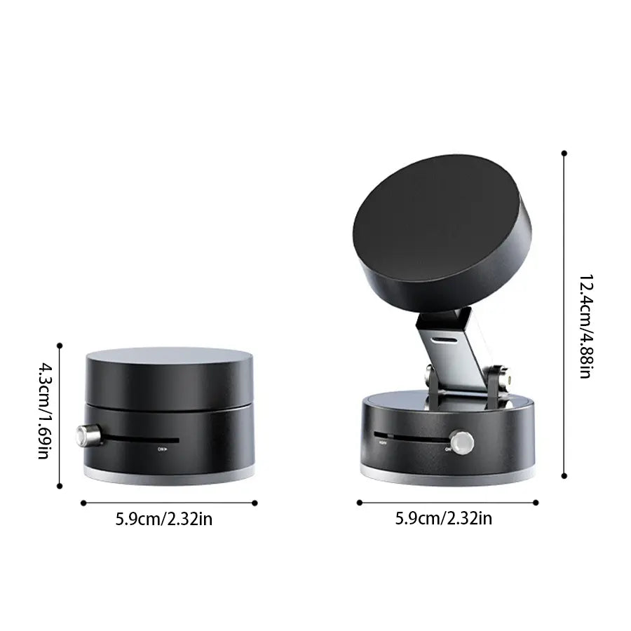 Vacuum Magnetic Phone Stand, Strong Magnet, Foldable, Portable, and Multi-Scene Use